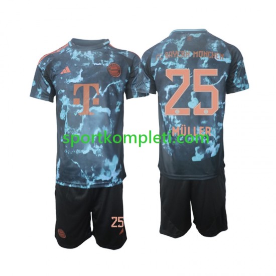FC Bayern München Djeca Gostujući Nogometni Dres Muller 25 2024-2025 Kratki Rukavi
