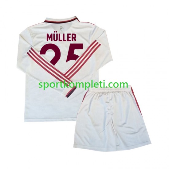 FC Bayern München Djeca Treći Nogometni Dres Muller 25 2024-2025 Dugi Rukavi