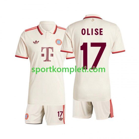 FC Bayern München Djeca Treći Nogometni Dres Olise 17 2024-2025 Kratki Rukavi