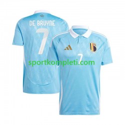 Belgija Muškarci Gostujući Nogometni Dres De Bruyne 7 Euro 2024 Kratki Rukavi