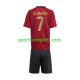 Belgija Djeca Domaći Nogometni Dres De Bruyne 7 Euro 2024 Kratki Rukavi