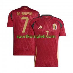 Belgija Muškarci Domaći Nogometni Dres De Bruyne 7 Euro 2024 Kratki Rukavi