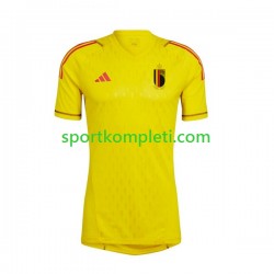 Belgija Vratar Muškarci Gostujući Nogometni Dres World Cup 2022 Kratki Rukavi