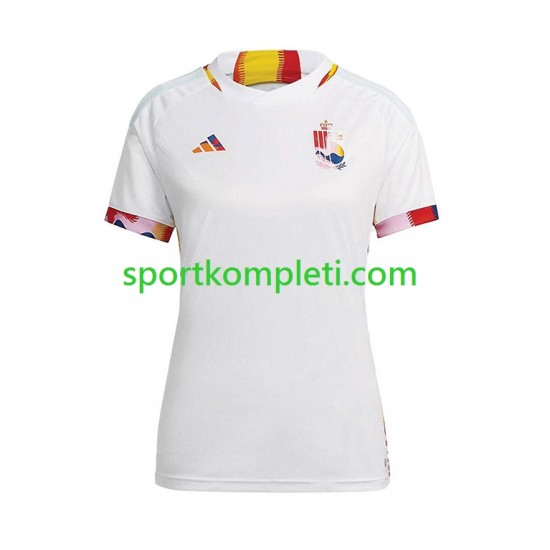 Belgija Žene Gostujući Nogometni Dres World Cup 2022 Kratki Rukavi