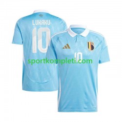 Belgija Muškarci Gostujući Nogometni Dres Romelu Lukaku 10 Euro 2024 Kratki Rukavi