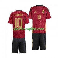 Belgija Djeca Domaći Nogometni Dres Romelu Lukaku 10 Euro 2024 Kratki Rukavi