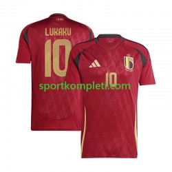 Belgija Muškarci Domaći Nogometni Dres Romelu Lukaku 10 Euro 2024 Kratki Rukavi