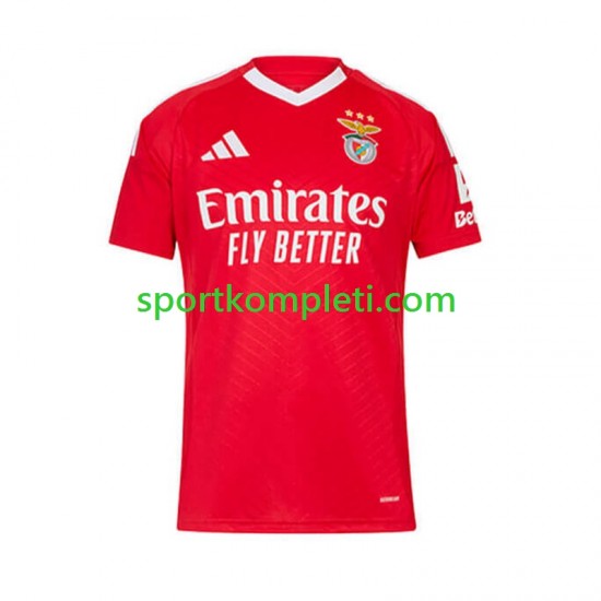 Benfica Crvena Muškarci Domaći Nogometni Dres 2024-2025 Kratki Rukavi