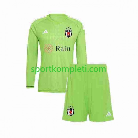 Besiktas Vratar Djeca Gostujući Nogometni Dres 2023-2024 Dugi Rukavi