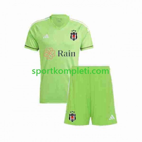 Besiktas Vratar Djeca Gostujući Nogometni Dres 2023-2024 Kratki Rukavi