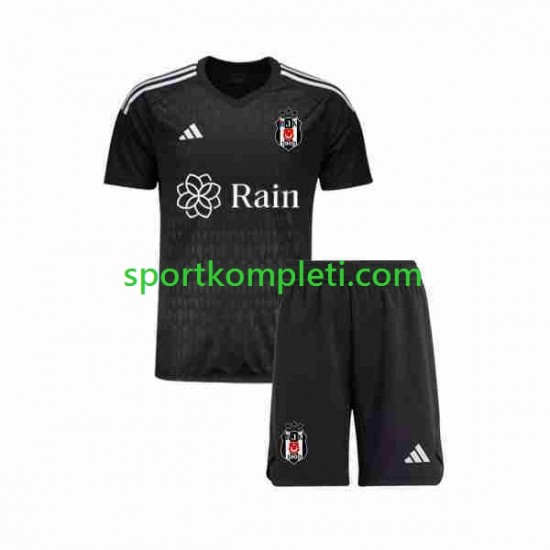 Besiktas Vratar Djeca Domaći Nogometni Dres 2023-2024 Kratki Rukavi