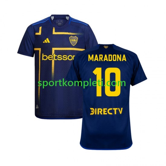 Muškarci Treći Nogometni Dres Boca Juniors MARADONA 10 2024-2025 Kratki Rukavi