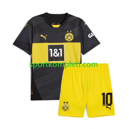 Borussia Dortmund Djeca Gostujući Nogometni Dres Julian Brandt 10 2024-2025 Kratki Rukavi