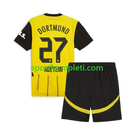 Borussia Dortmund Djeca Domaći Nogometni Dres Karim Adeyemi 27 2024-2025 Kratki Rukavi