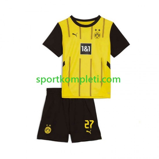 Borussia Dortmund Djeca Domaći Nogometni Dres Karim Adeyemi 27 2024-2025 Kratki Rukavi
