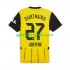 Borussia Dortmund Muškarci Domaći Nogometni Dres Karim Adeyemi 27 2024-2025 Kratki Rukavi