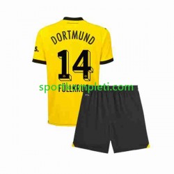 Borussia Dortmund Djeca Domaći Nogometni Dres Niclas Fullkrug 14 2023-2024 Kratki Rukavi