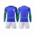 Brazil Djeca Gostujući Nogometni Dres World Cup 2022 Dugi Rukavi