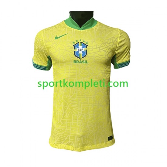 Brazil Muškarci Domaći Nogometni Dres 2023-2024 Kratki Rukavi