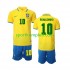 Brazil Djeca Domaći Nogometni Dres Ronaldinho 10 World Cup 2022 Kratki Rukavi