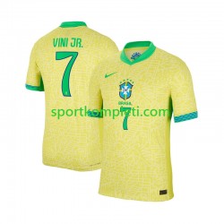Brazil Muškarci Domaći Nogometni Dres VINI JR 7 2024 Kratki Rukavi