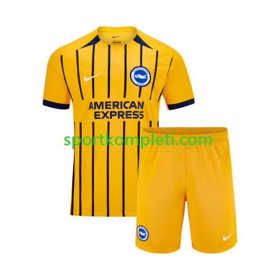 Brighton Hove Albion Djeca Gostujući Nogometni Dres 2024-2025 Kratki Rukavi Brighton Hove Albion Djeca Gostujući Nogometni Dres 2024-2025 Kratki Rukavi