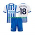 Brighton Hove Albion Djeca Domaći Nogometni Dres WELBECK 18 2024-2025 Kratki Rukavi