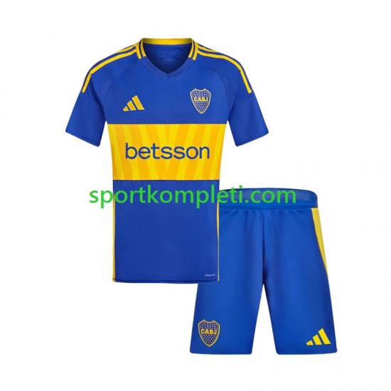 Boca Juniors Djeca Domaći Nogometni Dres 2024-2025 Kratki Rukavi