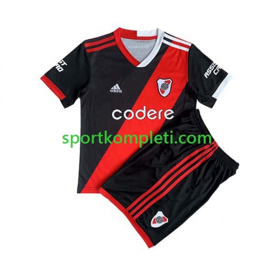 River Plate Djeca Treći Nogometni Dres 2023-2024 Kratki Rukavi
