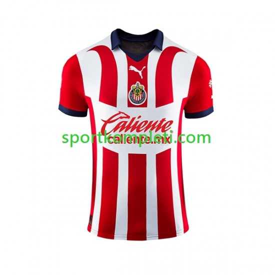 CD Guadalajara Muškarci Domaći Nogometni Dres 2023-2024 Kratki Rukavi