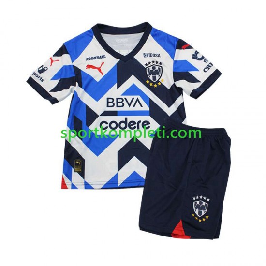 CF Monterrey Djeca Treći Nogometni Dres 2023-2024 Kratki Rukavi