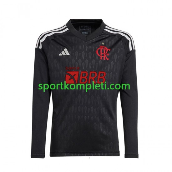 CR Flamengo Vratar Muškarci Gostujući Nogometni Dres 2023-2024 Dugi Rukavi