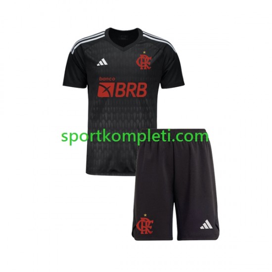 CR Flamengo Vratar Djeca Gostujući Nogometni Dres 2023-2024 Kratki Rukavi