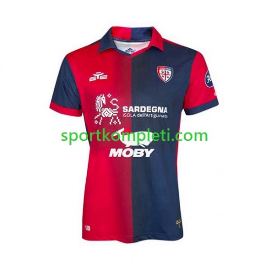 Cagliari Muškarci Domaći Nogometni Dres 2023-2024 Kratki Rukavi