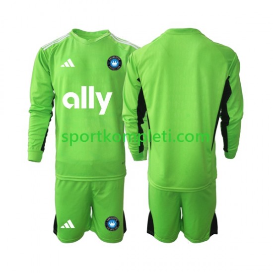 Charlotte FC Vratar Djeca Domaći Nogometni Dres 2023-2024 Dugi Rukavi