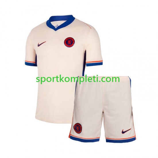 Chelsea Djeca Gostujući Nogometni Dres 2024-2025 Kratki Rukavi