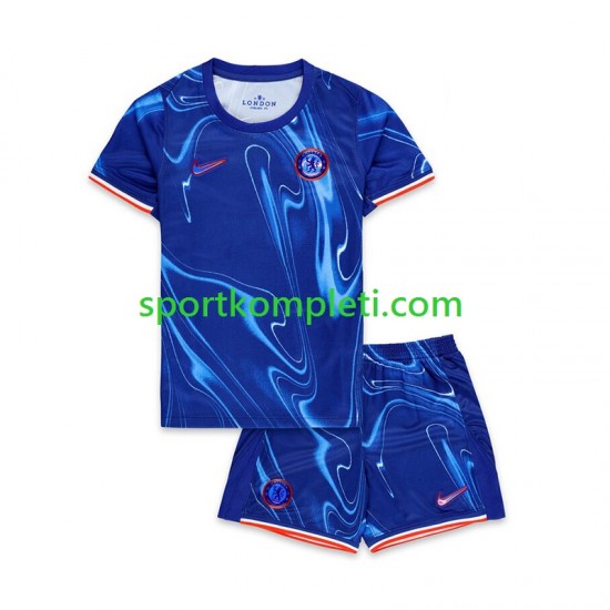 Chelsea Djeca Domaći Nogometni Dres 2024-2025 Kratki Rukavi