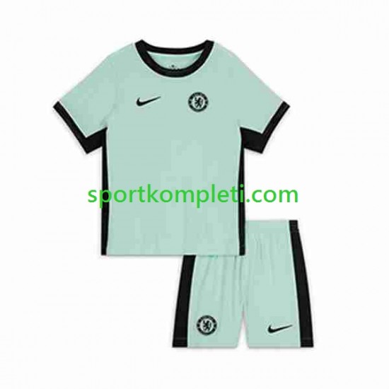 Chelsea Djeca Treći Nogometni Dres 2023-2024 Kratki Rukavi