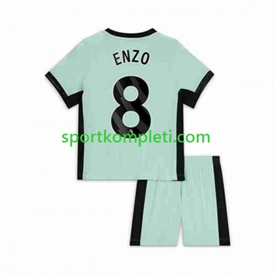 Chelsea Djeca Treći Nogometni Dres Enzo Fernandez 8 2023-2024 Kratki Rukavi