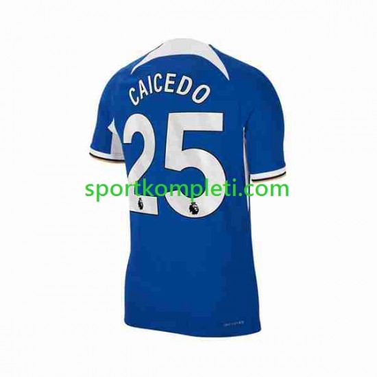 Chelsea Muškarci Domaći Nogometni Dres Moises Caicedo 25 2023-2024 Kratki Rukavi