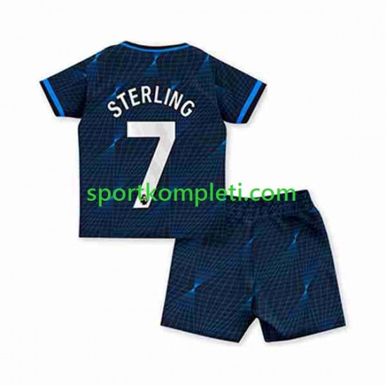 Chelsea Djeca Gostujući Nogometni Dres Raheem Sterling 7 2023-2024 Kratki Rukavi