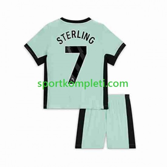 Chelsea Djeca Treći Nogometni Dres Raheem Sterling 7 2023-2024 Kratki Rukavi