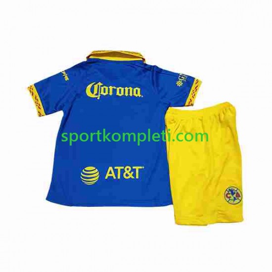 Club América Djeca Gostujući Nogometni Dres 2023-2024 Kratki Rukavi
