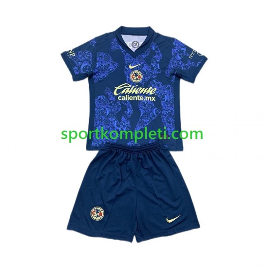 Club América Djeca Gostujući Nogometni Dres 2024-2025 Kratki Rukavi