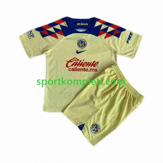 Club América Djeca Domaći Nogometni Dres 2023-2024 Kratki Rukavi