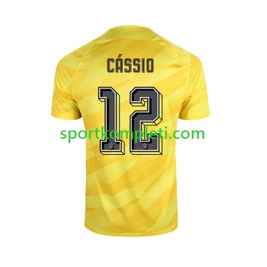 Corinthians Vratar Muškarci Gostujući Nogometni Dres Cassio 12 2023-2024 Kratki Rukavi
