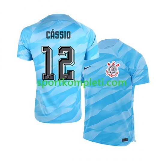 Corinthians Vratar Muškarci Domaći Nogometni Dres Cassio 12 2023-2024 Kratki Rukavi