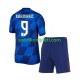 Hrvatska Djeca Gostujući Nogometni Dres Andrej Kramaric 9 Euro 2024 Kratki Rukavi