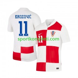 Hrvatska Muškarci Domaći Nogometni Dres Marcelo Brozovic 11 Euro 2024 Kratki Rukavi