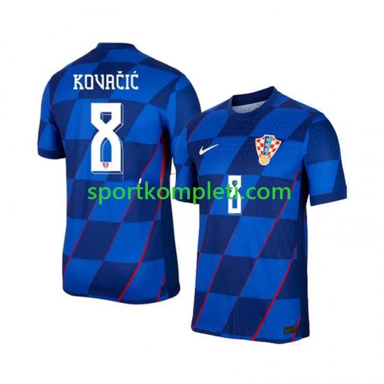 Hrvatska Muškarci Gostujući Nogometni Dres Mateo Kovacic 8 Euro 2024 Kratki Rukavi Hrvatska Muškarci Gostujući Nogometni Dres Mateo Kovacic 8 Euro 2024 Kratki Rukavi